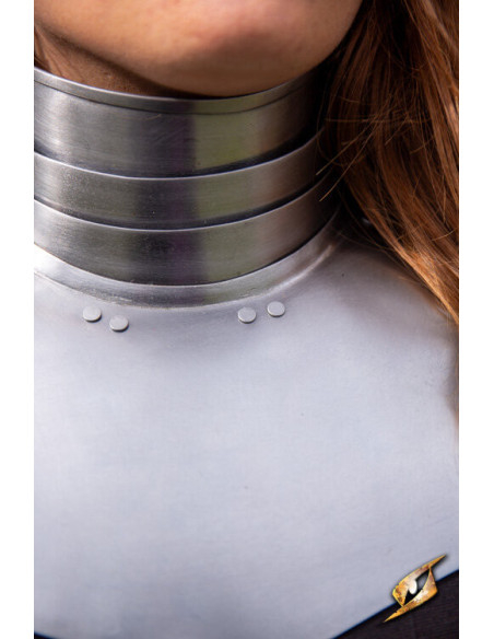 Gorjal medieval en acero modelo...