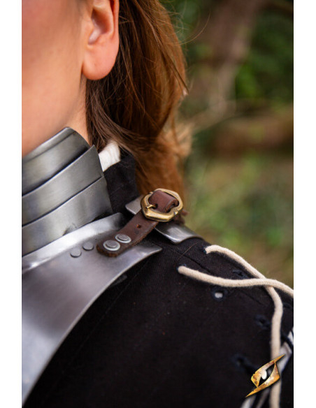 Gorjal medieval en acero modelo...