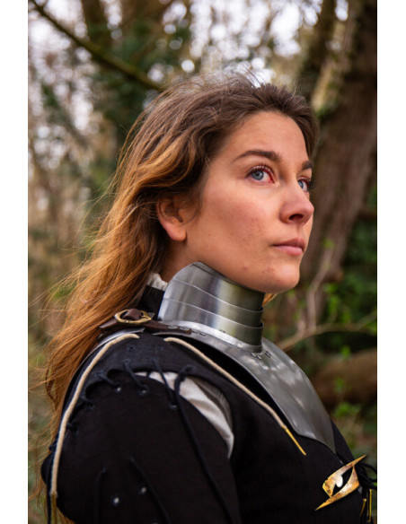 Middelalder gorjal i stål model...