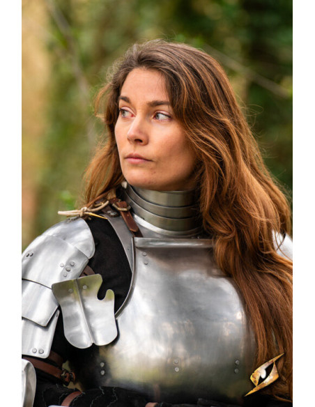 Gorjal medieval en acero modelo...