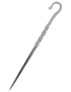 Lang middelalder tandstik, håndsmedet (17,5 cm.)