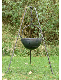 Mittlerer Kessel aus genietetem Stahl (ca. 9 L) 2