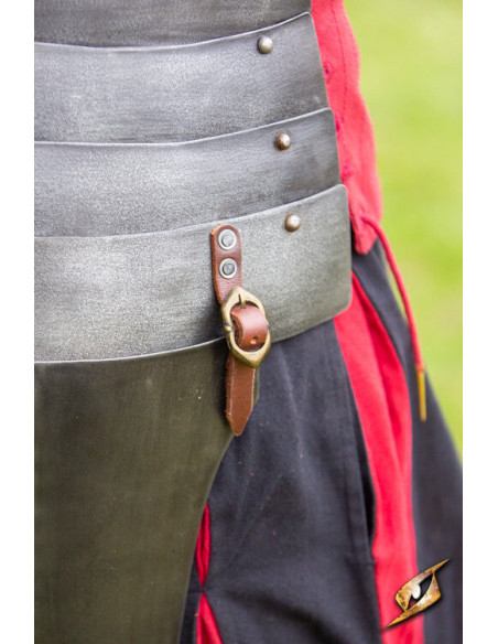 Middelalderlig rustning i stål model...