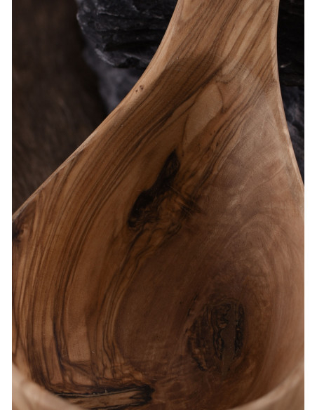 Oliven træ øse, ca. 35 cm