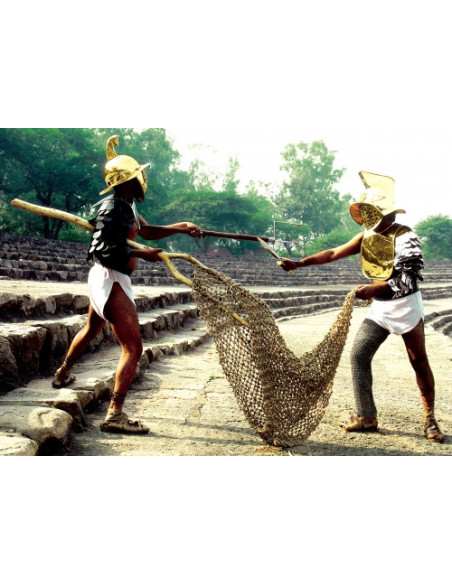 Gladiatorennetz aus Jute, Rete