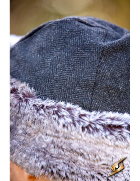Gorro medieval de lana, modelo Toke