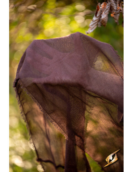 Kapuze mit Schal aus Chiffon, Modell...