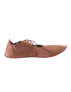 Zapatos medievales bajos con cierre cordones 2