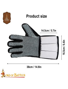 Guantes de cota de malla de la Baja Edad Media 2