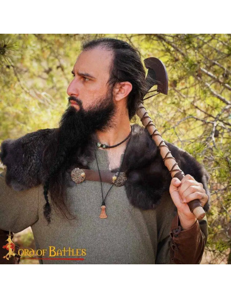 Colgante hacha celta-vikinga, acabado...