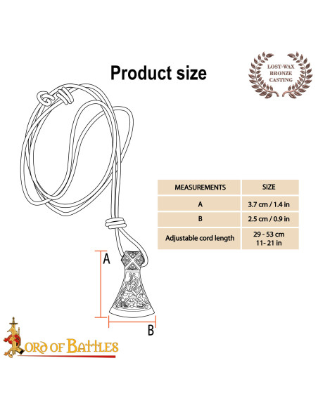 Keltisch-vikingischer Axtanhänger,...