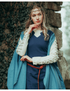 Medieval bomuldekjole model Galatea, farve blå 2