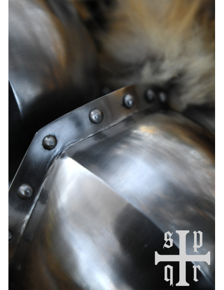 Paar mittelalterliche Knieschützer,...