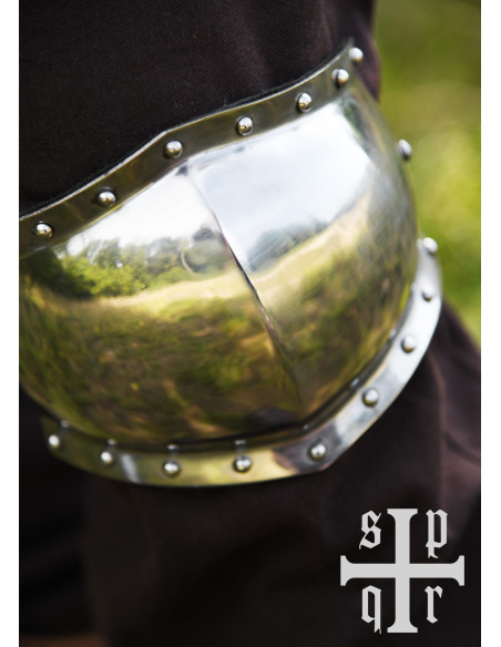 Paar mittelalterliche Knieschützer,...