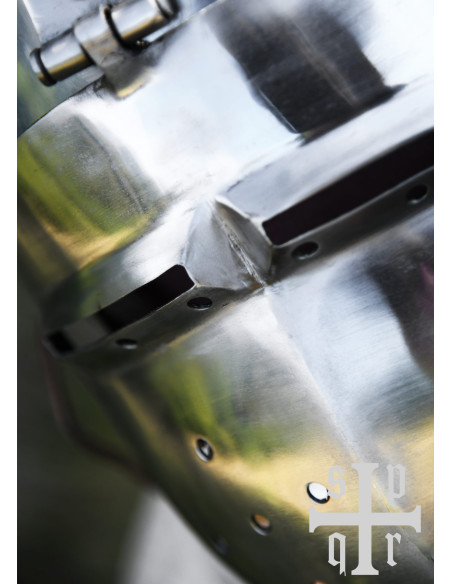 Middeleeuws bacinete met vizier en...