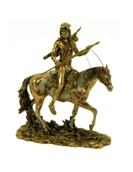 Figura Indio Sioux a caballo Figura Indio Sioux a caballo