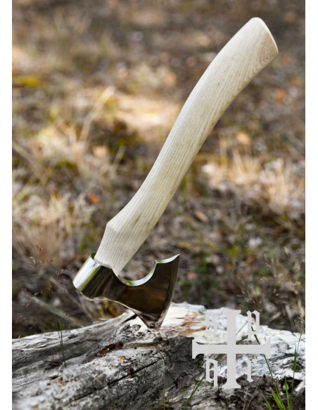 Decoratieve en scherpe kleine vikingbijl