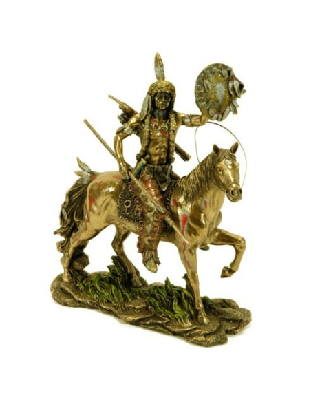 Figura Indio Cheyenne a caballo