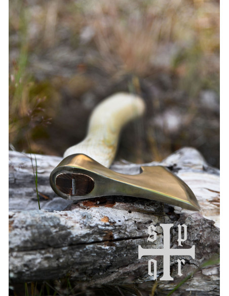 Decoratieve en scherpe kleine vikingbijl