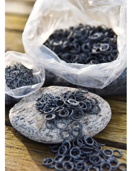 Aluminium-Ringbeutel 8 mm, ca. 1 kg.