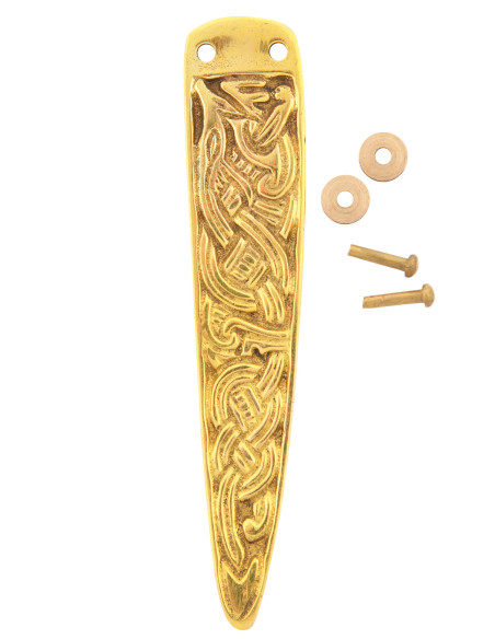 Viking riemuiteinde accessoire, messing