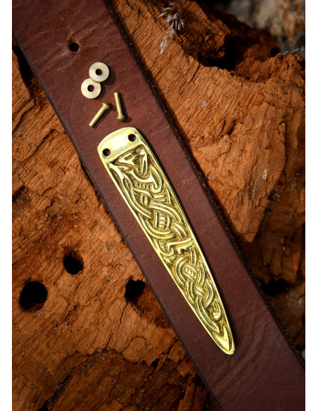 Viking-bæltespids tilbehør, messing