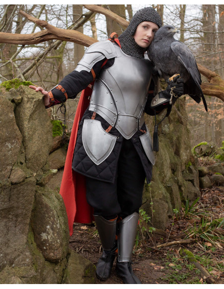 Coraza medieval en acero modelo Nova,...