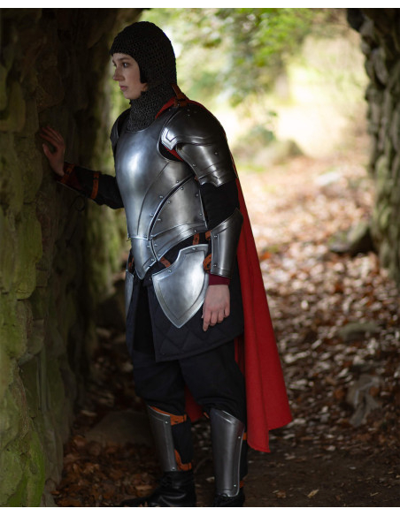 Coraza medieval en acero modelo Nova,...