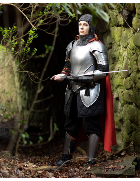 Coraza medieval en acero modelo Nova,...