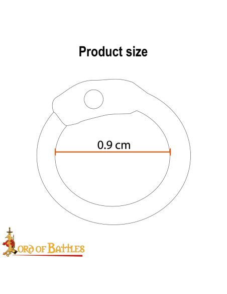 Pack flacher Ringe aus Messing mit...