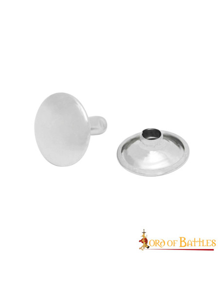 Pack 50 botones Tich en acero (12 mm.)