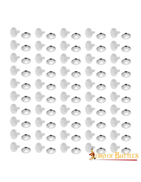 Pack 50 botones Tich en acero (12 mm.)