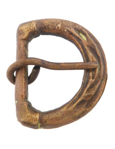 Hebilla de cinturón normanda, latón 2
