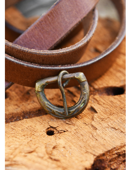 Normannischer Gürtelhaken, Messing