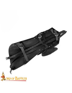 Rüstung für das Bein aus Stahl für gotische Ritter des... 2