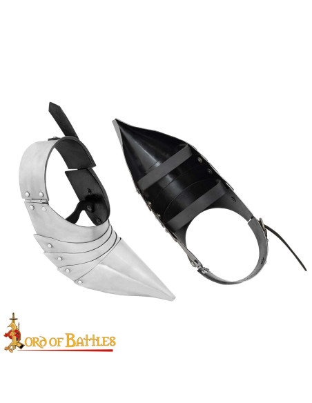 Sabatones medievales en acero Siglos...