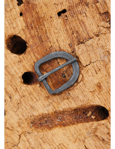Håndlavet smedet stål spænde, ca. 17 mm bredde 2