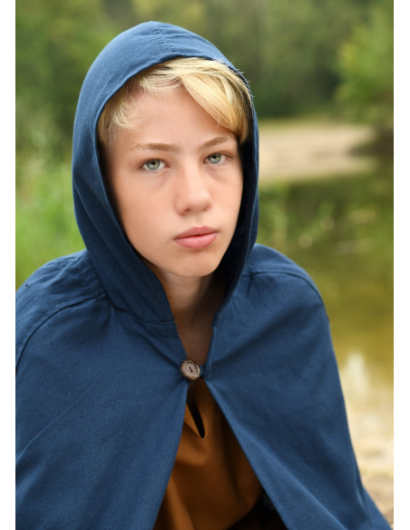 Middeleeuwse cape model Paul voor...