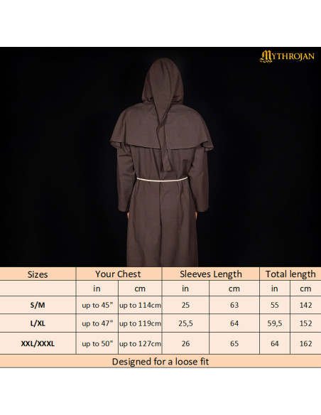 Traje de Monje, modelo Hermano Cadfael