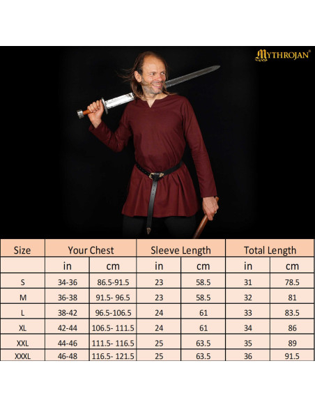 Medieval bomuldstunika model Raider,...