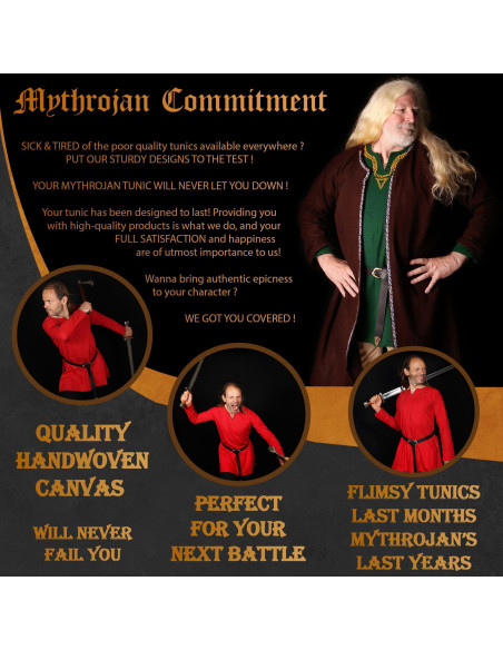 Middeleeuwse katoenen tuniek model...