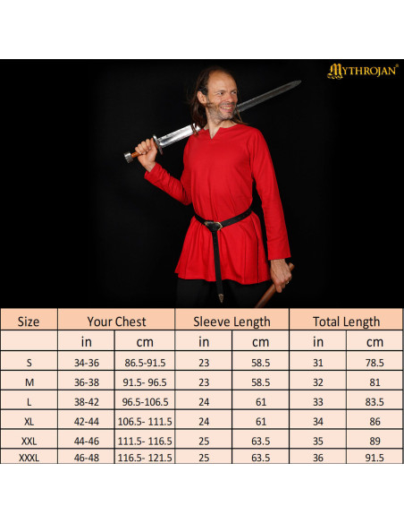 Mittelalterliche Baumwoll-Tunika im...
