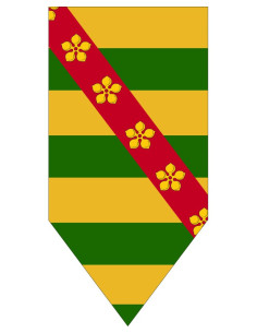 Middeleeuws Vlag en Bloemen Middeleeuws