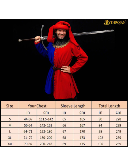 Mittelalterlicher Wollmantel aus den...