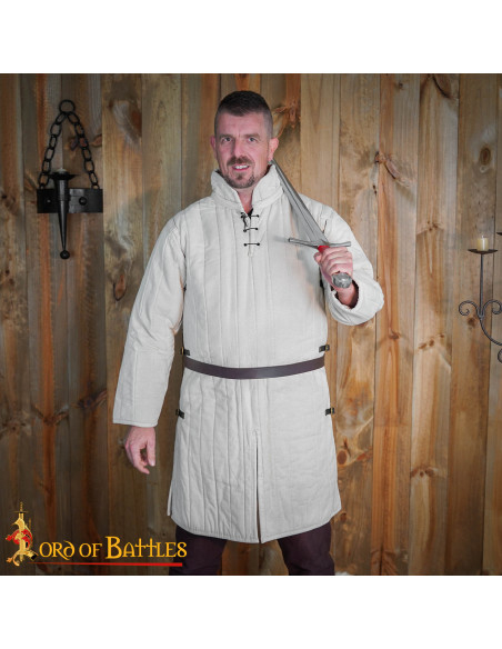 Middeleeuws gewatteerd gambeson type...