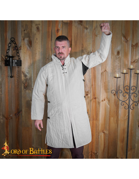 Middeleeuws gewatteerd gambeson type...