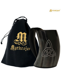 Vikingausschank aus natürlichem Horn (600 ml.)