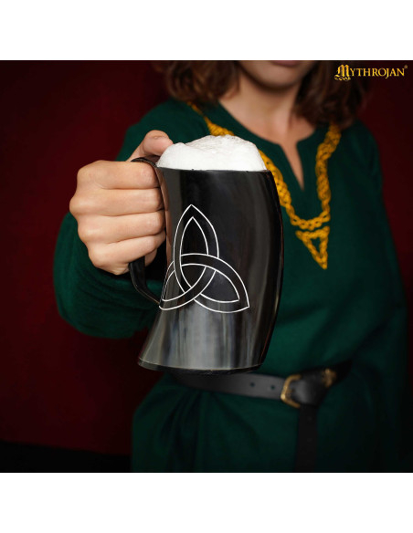 Vikingekrus i naturligt horn (600 ml.)