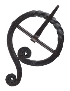 Handgesmede riemgesp voor ongeveer 7 cm diameter 2