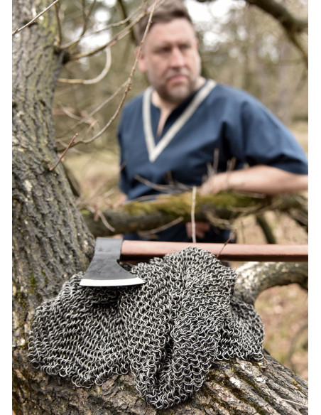 Meshmolen met ringen van 8 mm diameter.